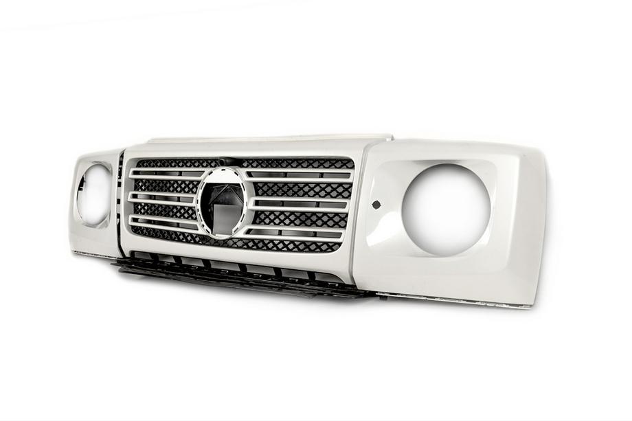 Mercedes G class W463 2018-2024 Kühlergrill und Scheinwerferabdeckungen (Original) Image