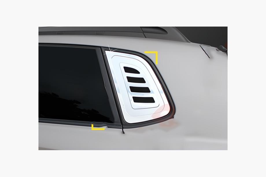 Hyundai Tucson JM 2004- Chrom Fensterdreiecksblenden (2 Stk, ABS) Image
