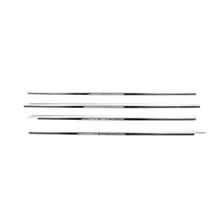 Fensterrahmen Zierleisten Edelstahl Aussen (4 Stk) Renault Clio III 2005-2012 Foto 2