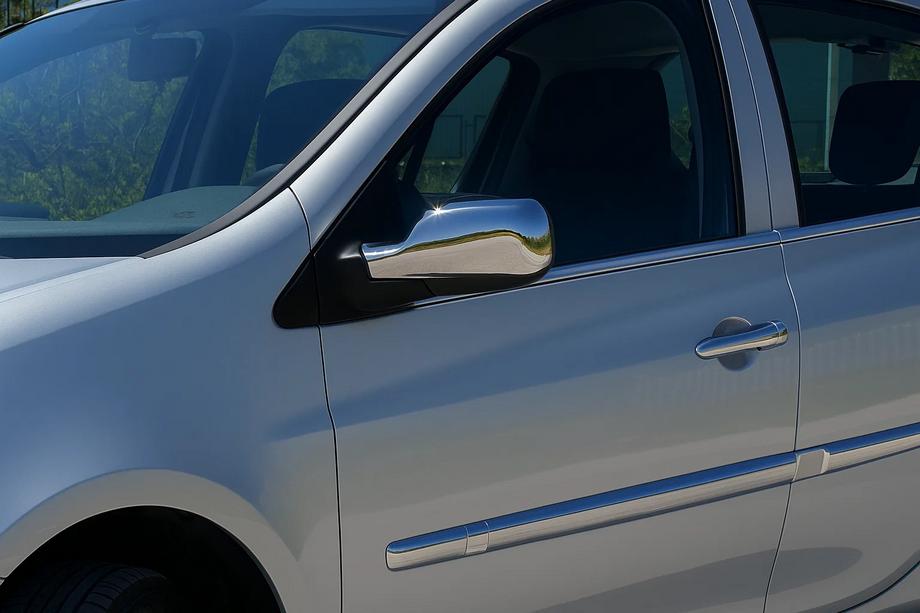 Renault Clio III 2005-2012 Fensterrahmen Zierleisten Edelstahl Aussen (4 Stk) OmsaLine - Italienischer Edelstahl Image