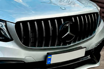 Mercedes GLC coupe C253 2016-2023 Frontemblem unter Glas, schwarzer Rahmen a0008880111 Foto 2