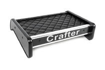 Volkswagen Crafter 2016- Ablagebrett für Armaturenbrett (Schwarz mit schwarzer Naht) Foto 2