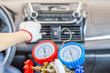 Wie kann man verstehen, dass die Klimaanlage im Auto nachgefüllt werden muss? Foto 1