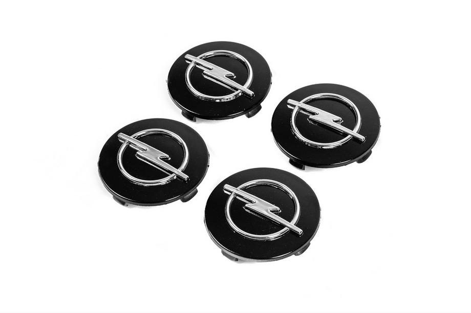 Opel Felgendeckel 65/58mm op6558b (schwarz, 4 Stk) Image