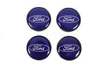 Ford Felgendeckel 53/51mm Blau frd5351bl (4 Stk) Foto 1