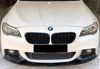 BMW 5 Series F10/F11 2010–2016 Frontspoiler DPT Lip V-2 (für M-Performance, Schwarz Glanz) Foto 1