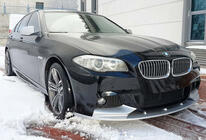 BMW 5 Series F10/F11 2010–2016 Frontspoiler DPT Lip V-2 (für M-Performance, Schwarz Glanz) Foto 6