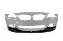 BMW 5 Series F10/F11 2010–2016 Frontspoiler DPT Lip V-2 (für M-Performance, Schwarz Glanz) Foto 3