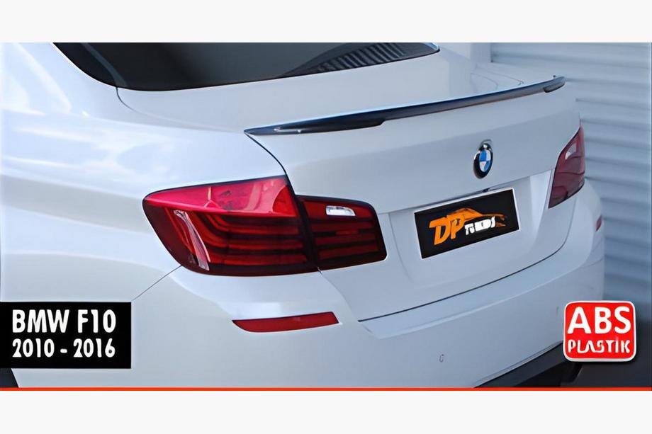 BMW 5 Series F10/F11 2010–2016 MP-Style Heckspoiler (für F10, Schwarz Glanz) Image