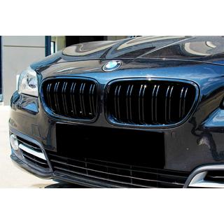 Nieren M-Look (Schwarz Glanz) BMW 5 Series F10/F11 2010–2016 Foto 1
