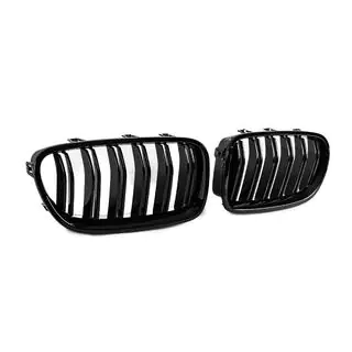 Nieren M-Look (Schwarz Glanz) BMW 5 Series F10/F11 2010–2016 Foto 4