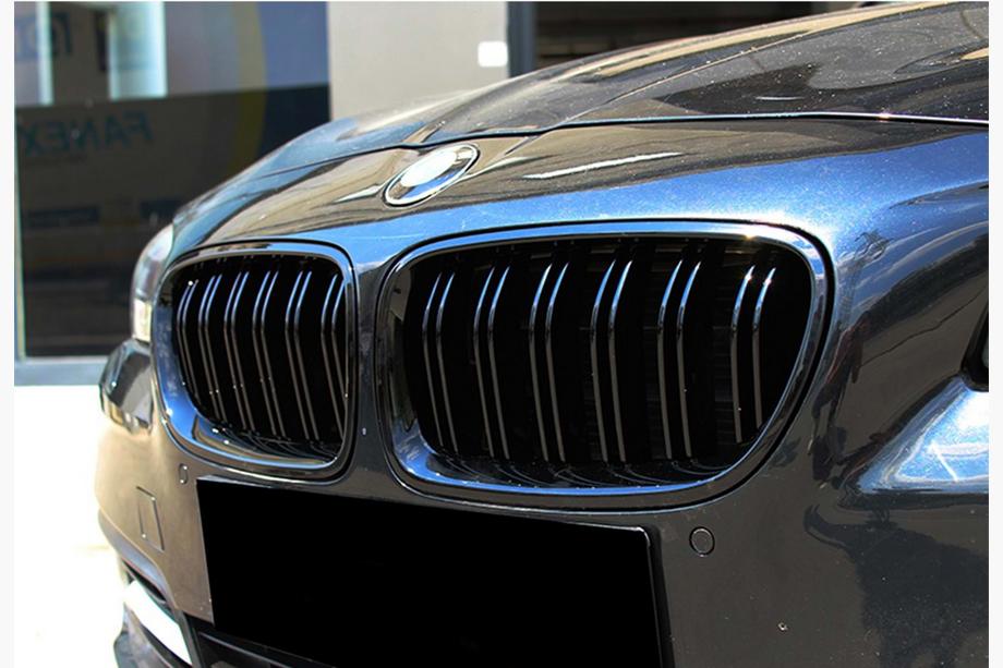 BMW 5 Series F10/F11 2010–2016 Nieren M-Look (Schwarz Glanz) Foto 7