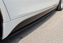 BMW 5 Series F10/F11 2010–2016 Schwellerverkleidungen DPT V-1 (für M-Sport/M5 Schweller, Schwarz Glanz) Foto 4