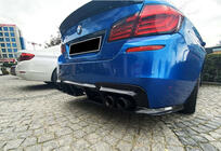 BMW 5 Series F10/F11 2010–2016 Heckdiffusor DPT V-1 (für M-Performance, Schwarz Glanz) Foto 1