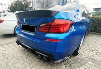 BMW 5 Series F10/F11 2010–2016 Heckdiffusor DPT V-1 (für M-Performance, Schwarz Glanz) Foto 7