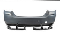 BMW 5 Series F10/F11 2010–2016 Heckdiffusor DPT V-1 (für M-Performance, Schwarz Glanz) Foto 3