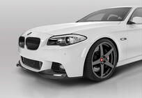 BMW 5 Series F10/F11 2010–2016 Frontspoiler DPT Lip V-3 (Für M-Performance, Schwarz Glanz) Foto 1