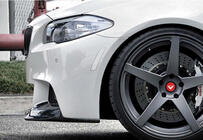 BMW 5 Series F10/F11 2010–2016 Frontspoiler DPT Lip V-3 (Für M-Performance, Schwarz Glanz) Foto 6
