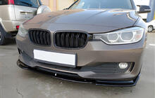 BMW 3 Series F30/F31 2012-2019 DPT Frontlippe für Serienversion (2015-2018, Schwarz Glanz) Foto 3