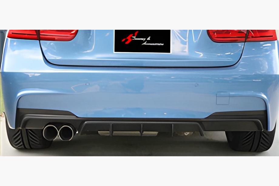 BMW 3 Series F30/F31 2012-2019 Heckdiffusor DPT V-1 (für M Performance, Schwarz Glanz) Image
