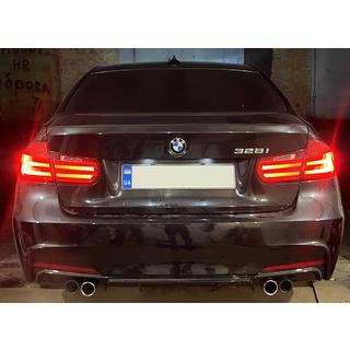 Heckdiffusor DPT V-3 (für M Performance, Schwarz Glanz) BMW 3 Series F30/F31 2012-2019 Foto 3