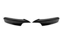 BMW 3 Series F30/F31 2012-2019 Frontspoiler DPT Flap (für M-Performance, Schwarz Glanz) Foto 2