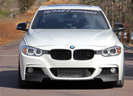 BMW 3 Series F30/F31 2012-2019 Frontspoiler DPT Flap (für M-Performance, Schwarz Glanz) Foto 1