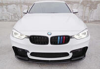 BMW 3 Series F30/F31 2012-2019 Frontspoiler DPT Lip V-1 (Für M3, Schwarz Glanz) Foto 1