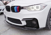 BMW 3 Series F30/F31 2012-2019 Frontspoiler DPT Lip V-1 (Für M3, Schwarz Glanz) Foto 5