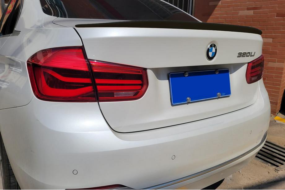 BMW 3 Series F30/F31 2012-2019 Heckspoiler M3-Style (für F30/F80, Schwarz Glanz) Image