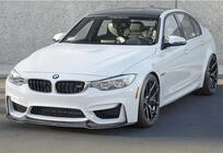 BMW 3 Series F30/F31 2012-2019 Frontlippe DPT Lip V-2 (Für M3, Schwarz Glanz) Foto 4