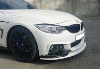 BMW 4 Series F32/F33/F36 2012-2020 Frontlippe für Frontstoßstange DPT LIP V-3 (für M-Sport, Schwarz glänzend) Foto 3