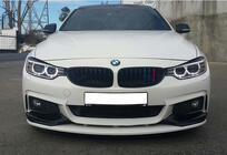 BMW 4 Series F32/F33/F36 2012-2020 Frontlippe für Frontstoßstange DPT LIP V-3 (für M-Sport, Schwarz glänzend) Foto 4