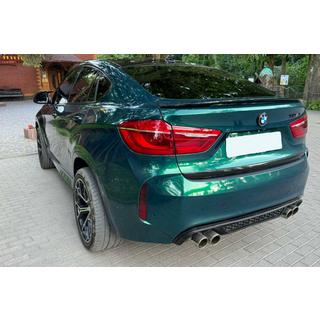 DPT Heckspoiler (Schwarz Glanz) BMW X6 F16 2014-2019 Foto 3