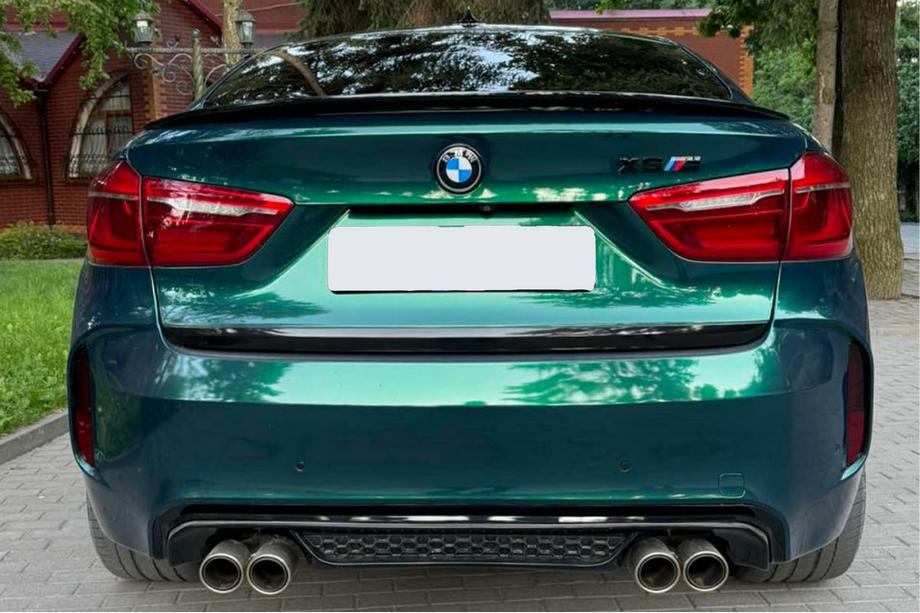 BMW X6 F16 2014-2019 DPT Heckspoiler (Schwarz Glanz) Image