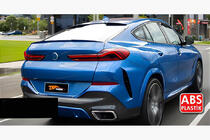 BMW X6 G06 2019–2027 DPT Heckspoiler (Schwarz Glanz) Foto 3