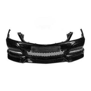 Frontspoiler DPT V1 (2011-2015, Schwarz Glanz) Mercedes C-class W204 2007-2015 Foto 4