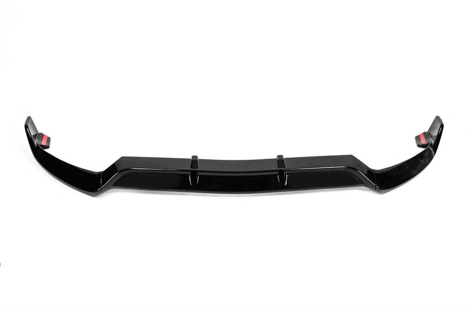 Mercedes C-class W205 2014-2021 Frontspoilerlippe DPT V1 (2014-2018, nur für AMG-Line, Schwarz Glanz) Foto 2
