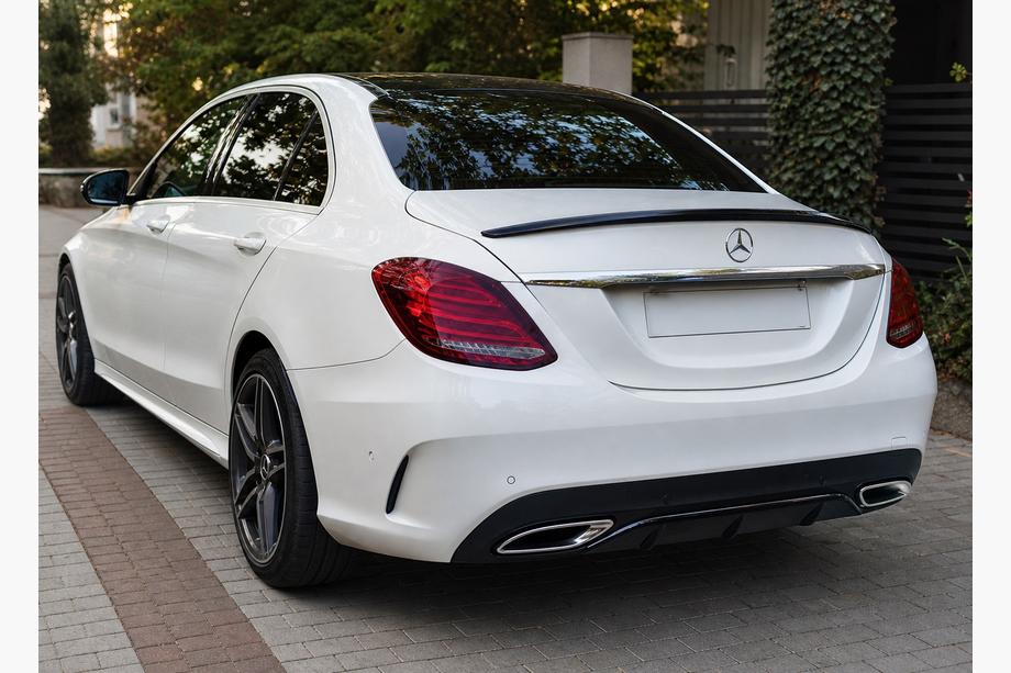 Mercedes C-class W205 2014-2021 Heckspoiler DPT V-1 (Grundiert) Image