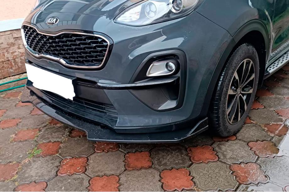 Universelle Frontlippe DPT V-1 (ABS, Schwarz Glanz) Foto 6