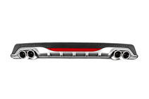 Universeller Heckdiffusor DPT AMG Style V-2 (ABS) (Grau+Schwarz Glanz) Foto 1