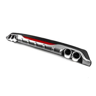 Universeller Heckdiffusor DPT AMG Style V-2 (ABS) (Grau+Schwarz Glanz) Foto 2