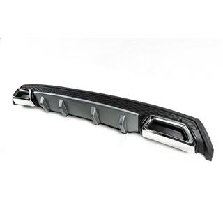 Universeller Heckdiffusor DPT V-4 (ABS) (Grau + Schwarz Glanz) Foto 2