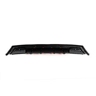 Universeller Heckdiffusor DPT V-5 (ABS) (Rot+Schwarz Glanz) Foto 4