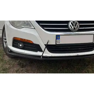 Universelle Frontlippe DPT V-2 (ABS, Schwarz Glanz) Foto 3