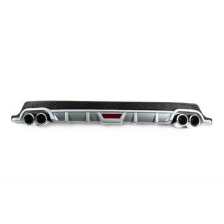 Universal Heckdiffusor DPT V-8 (ABS) (Grau+Schwarz Glanz) Foto 3