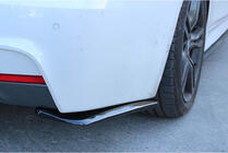 Universelle Flap Heckstoßstangenabdeckung DPT (ABS) (2Stk) (Schwarz Glanz) Foto 7