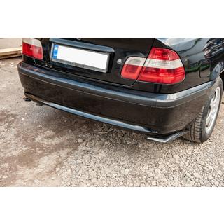 Universelle Flap Heckstoßstangenabdeckung DPT (ABS) (2Stk) (Schwarz Glanz) Foto 3