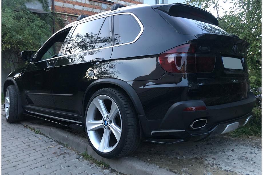 Universelle Seitenschweller Aufsätze DPT Black (ABS) (2Stk) (Schwarz Glanz) Foto 4