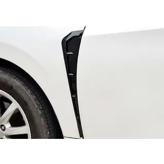 Universelle seitliche Lufteinlässe DPT V-1 (ABS) (2Stk) (Schwarz Glanz) Foto 4